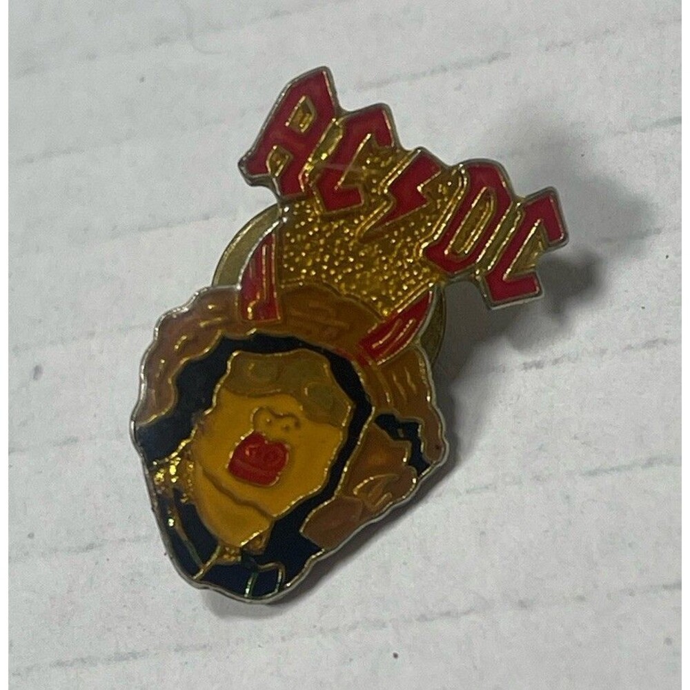 AC DC Vintage Music Group Lapel Pin Badge Tie Tack Hells Bells